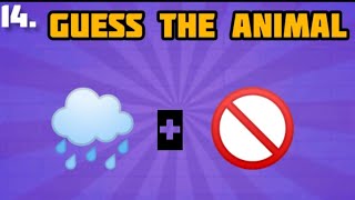 Guess The Animal Name By Emoji🐼 Emoji Quiz Challenge!