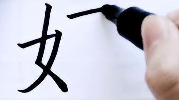 如何写好字/pinyin hao/超减压视频/硬笔书法/简体字/汉字学习/中文/普通话/书写练习/3000国家标准汉字#538