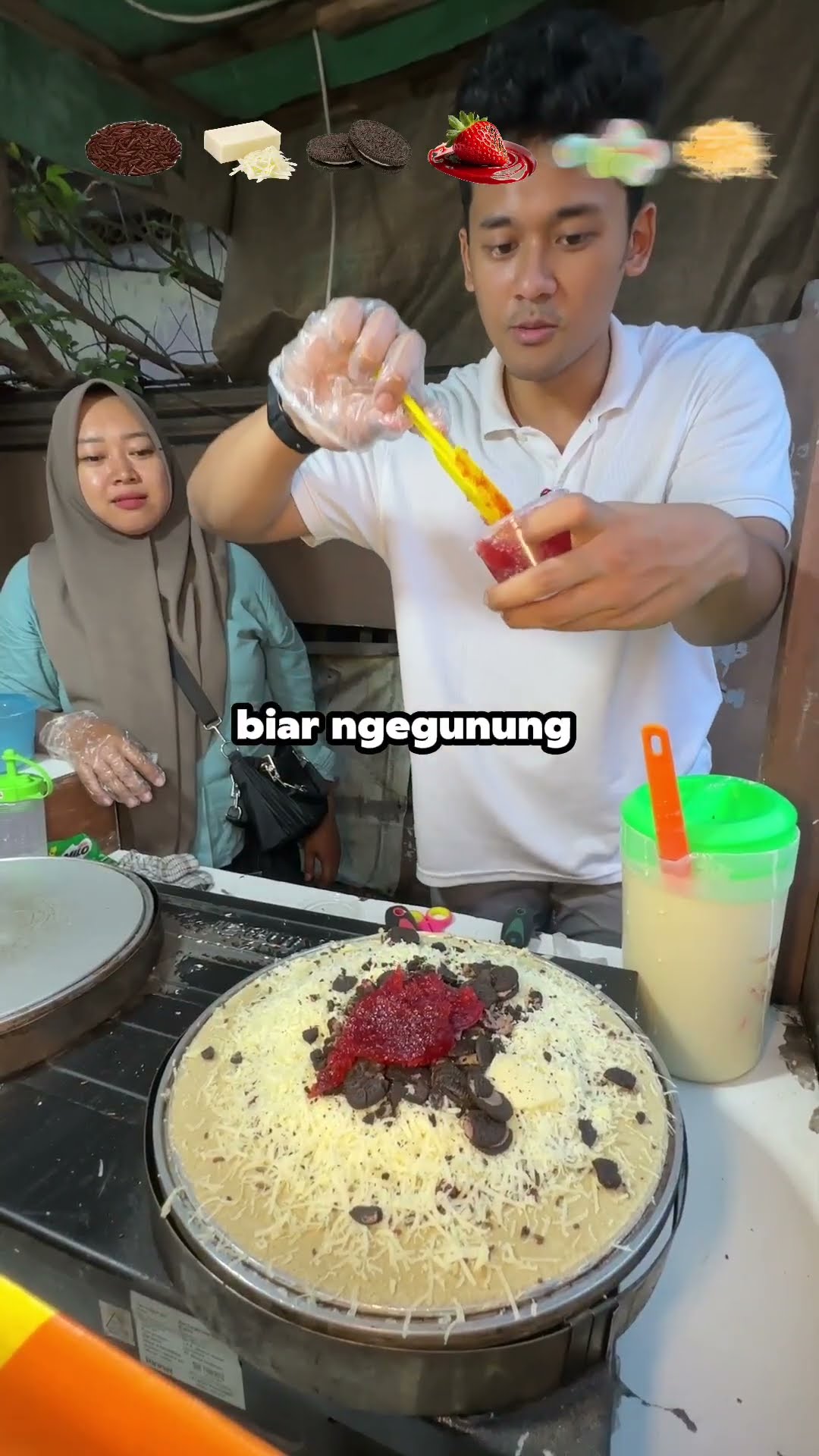 Crepes Toping Gunung