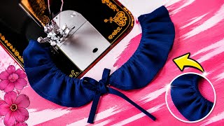 The easiest and fastest way to sew Peter Pan collar Sewing Techniques for Beginners