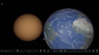 Prueba De Universe Sandbox / Titán Contra La Tierra