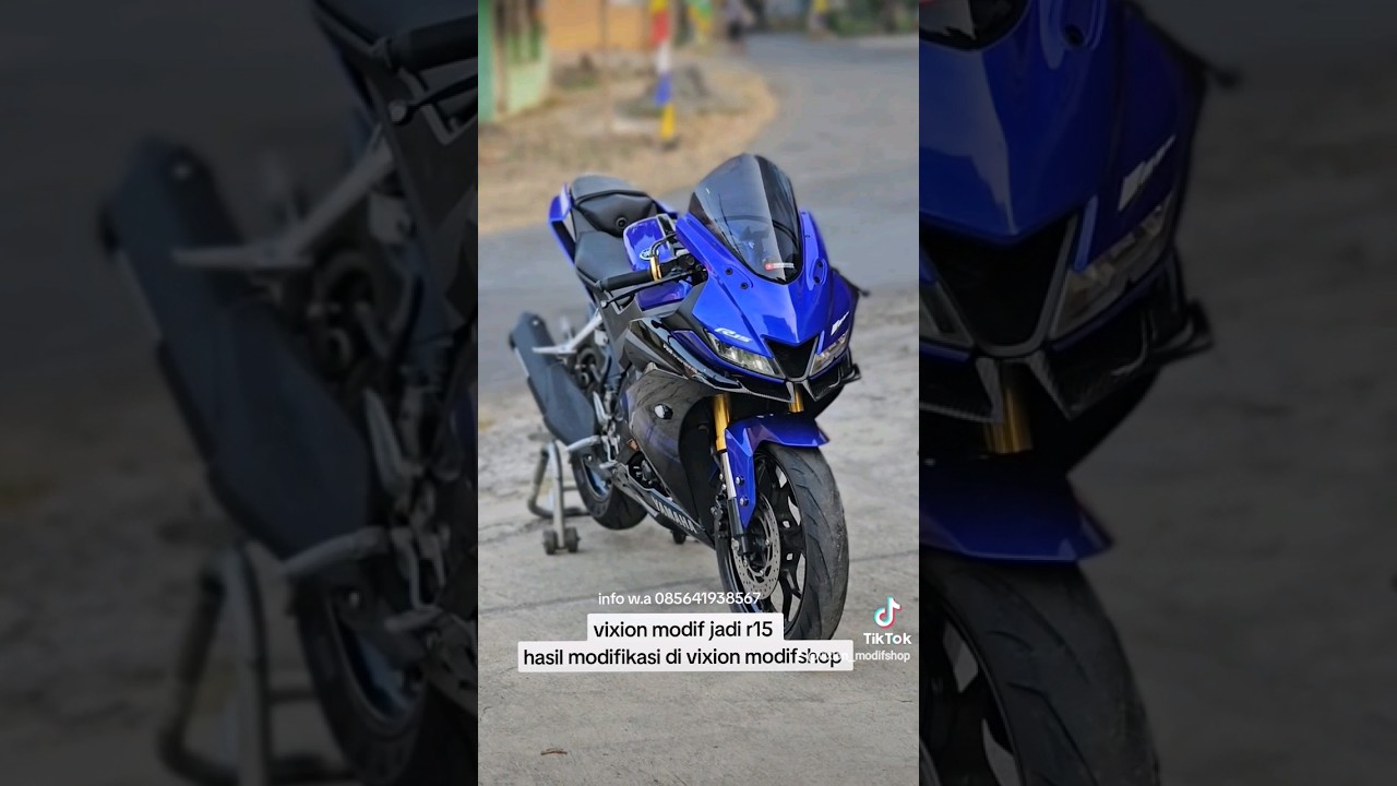 vixion xabre modif jadi r15 v3 