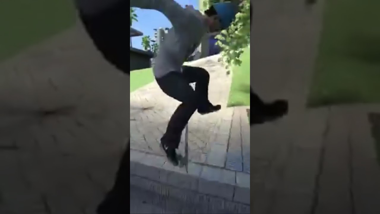 Quad nollie heel flip skate 3