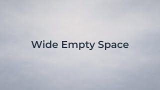 Background for Focus — Wide Empty Space
