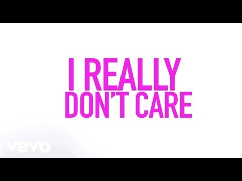 Demi Lovato – Really Don't Care ft. Cher Lloyd (Official Lyric Video)