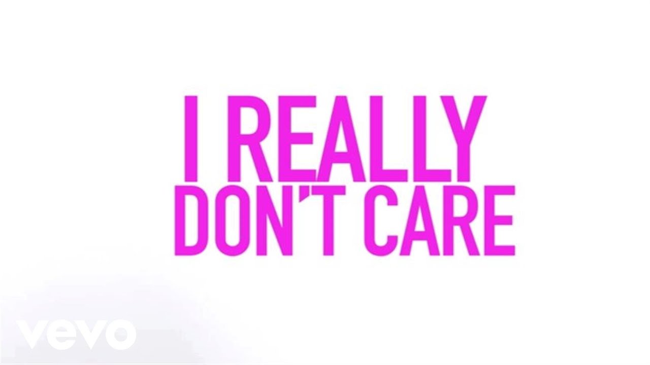 Demi Lovato - Really Don't Care ft. Cher Lloyd (Official Lyric Video) -  YouTube