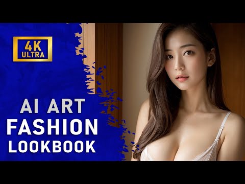 [4K] AI ART Lookbook Model Video-Lingerie