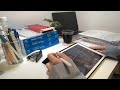 7pm-4am study with me