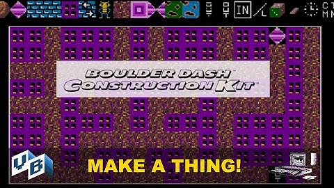 MAKE A THING: #atarist  #boulderdash  Construction Kit