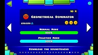 Geometry Dash - Geometrical Dominator 100% (All Coins)