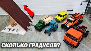 Five cars and LIFT ... Who will take a BIG DEGREE? ... Tractor, Kamaz, ZIS, VAZ 2106 and beast 6X6