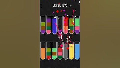Water sort puzzle level 1573