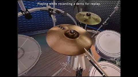VR Drums Solo Demo Recorder - Replay