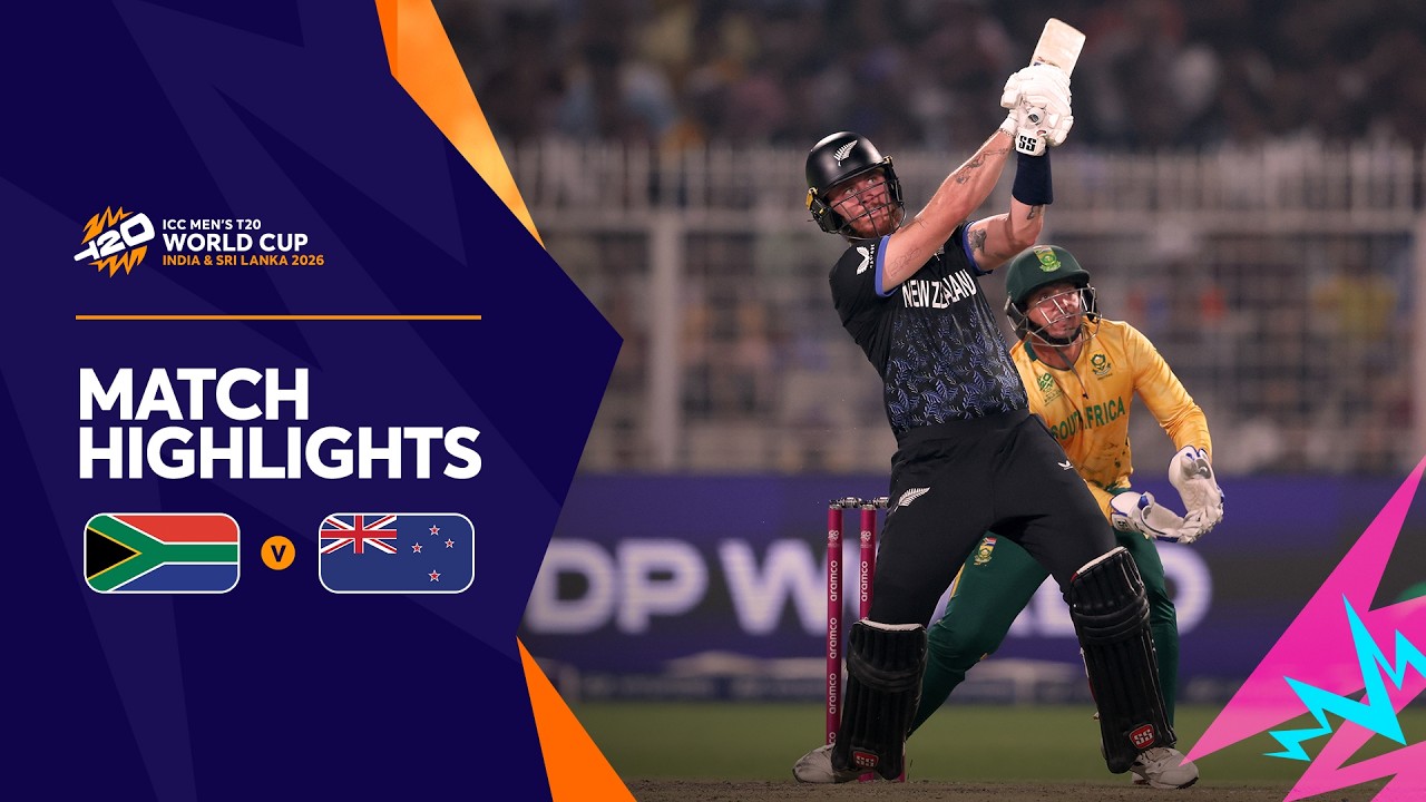 South Africa v New Zealand | Semi-final 1 | Match Highlights | Men's T20 World Cup 2026
