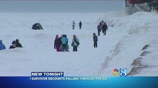3 people fall through ice into Lake Michigan