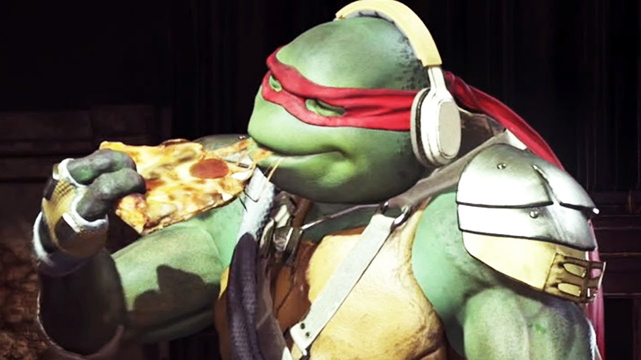 Donatello em Chamas no Injustice 2 (Tartarugas Ninjas) 