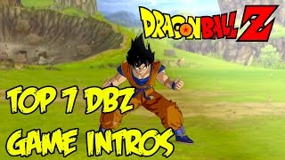 Top 7 Dragon Ball Z Game Intros \u0026 Openings