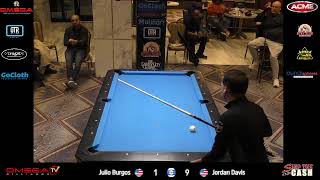 Download Lagu Jordan Davis VS Julio Burgos 10 Ball  - LIVE from the Omega Action Room! MP3