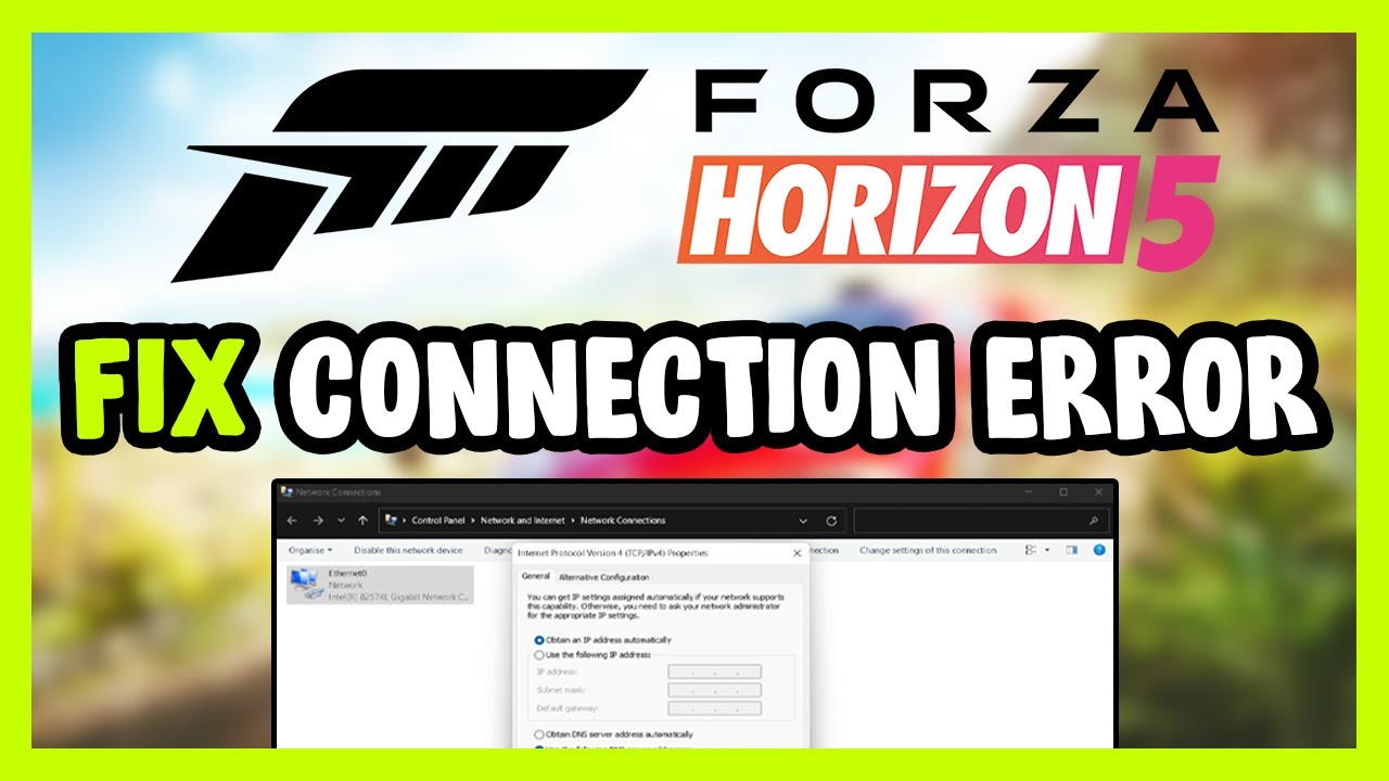 How to FIX Forza Horizon 5 Connection / Server Error!