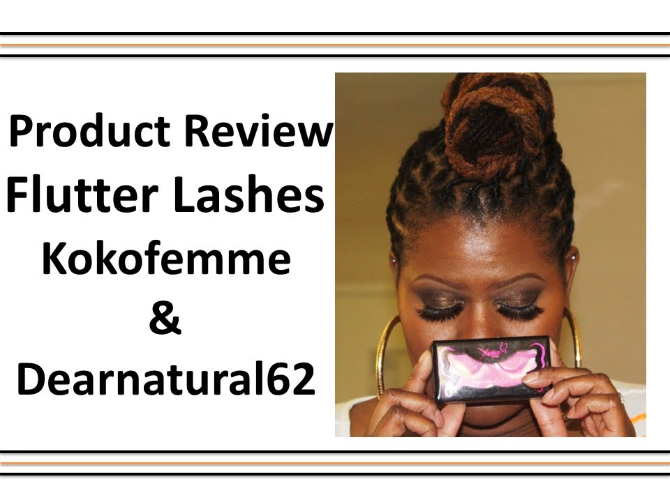 MAKEUP | Howto Apply FlutterLashes w/Kokofemme - 124 | Dearnatural62