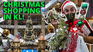 Christmas shopping in Malaysia @ Pavilion Mall, Kuala Lumpur - CHRISTMAS IN MALAYSIA (TRAVEL VLOG)