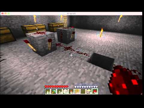 How to make a machine gun with a switch in Minecraft 1.7.3