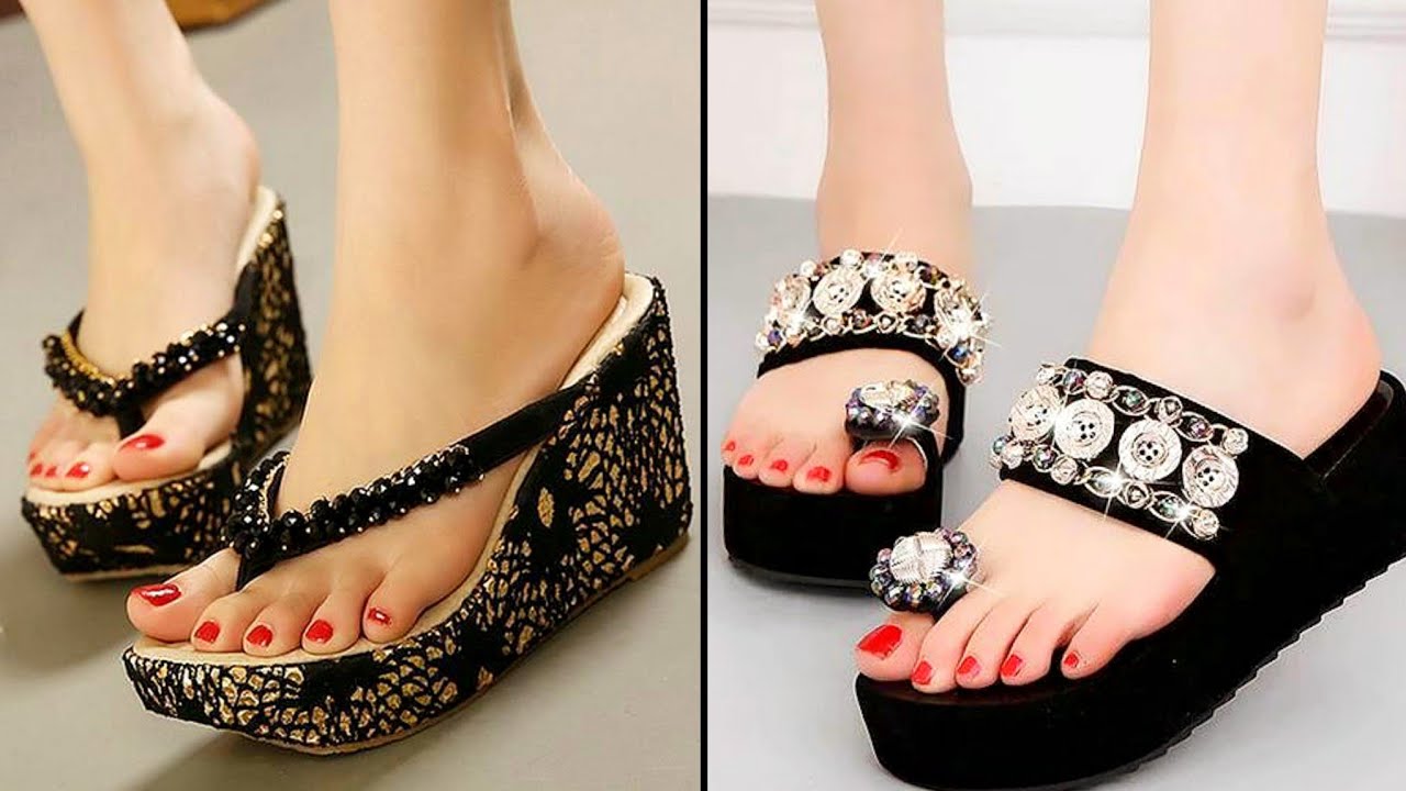 Women more color  Plicing Splicing Tassel Platform Thong Sandals