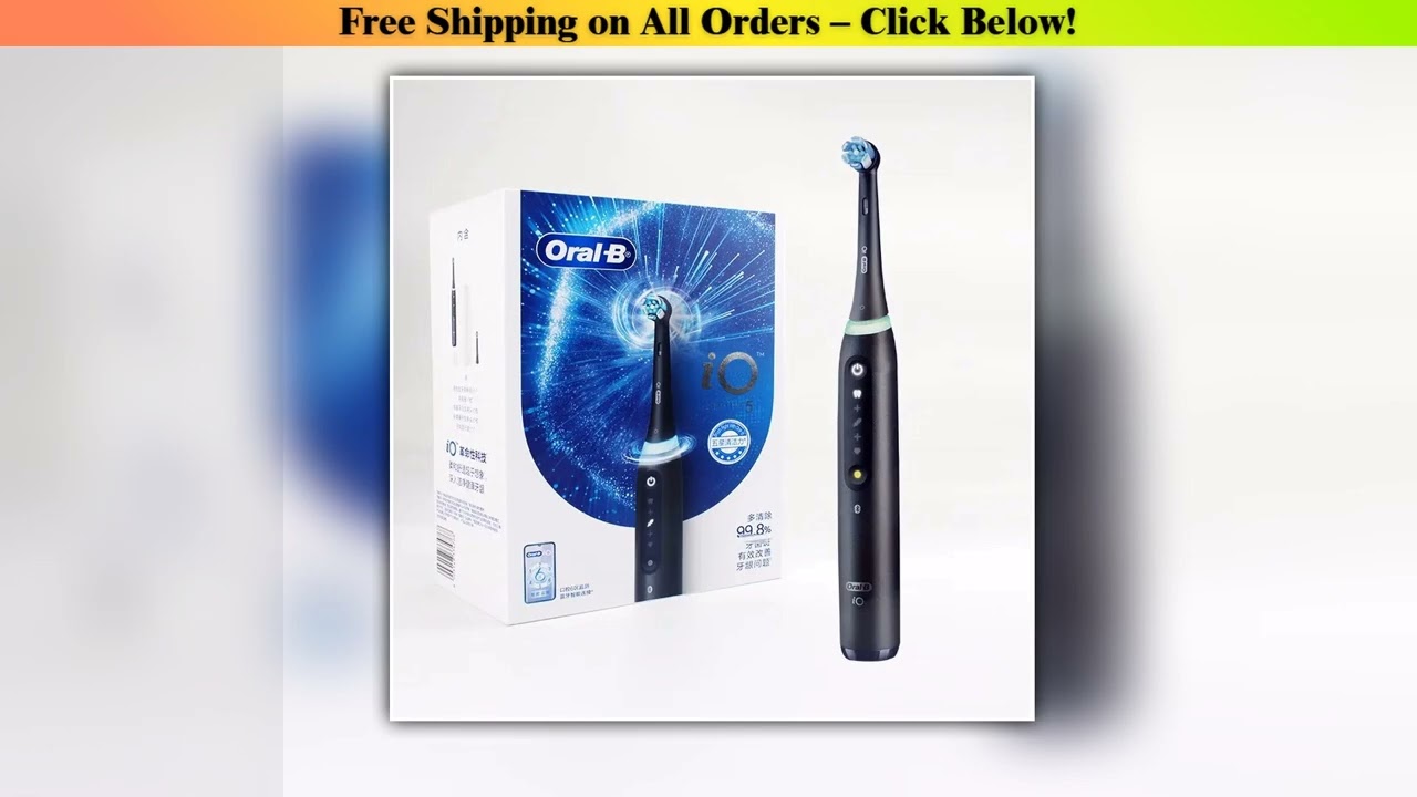 Oral B Electric Toothbrush IO Series Rechargable Waterproof Smart Rotating Timing Electronic Tooth