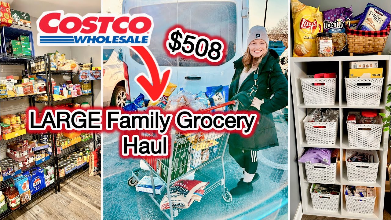 LARGE Family Grocery Haul from Costco | EGG PRICES are Crazy!!