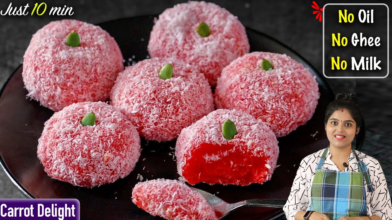 கேரட் இருந்தா இதை செய்து பாருங்க அடிக்கடி செய்வீங்க👌| Carrot Delight Recipe in Tamil | Carrot Sweet
