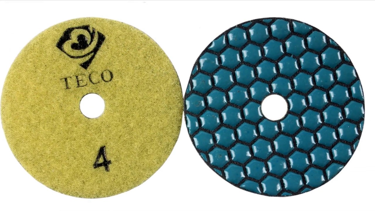 5 step Dry polishing pads for granite, marble,engineered stone.