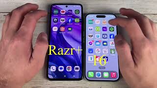 iphone 16 Vs 2024 Moto Razr+ Speed Test Comparison