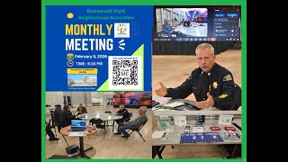 Video highlights from the 02/05/2026 Roosevelt Park Neighborhood Association Meeting