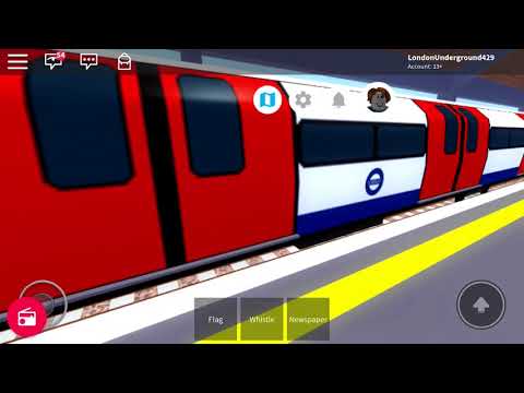 ROBLOX Mind The Gap Jubilee Line arrive at Wellesley