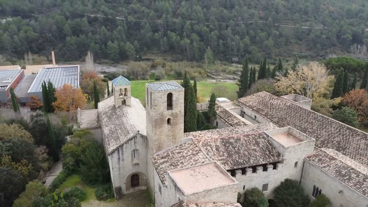 Sant Benet de Bages a vista de dron