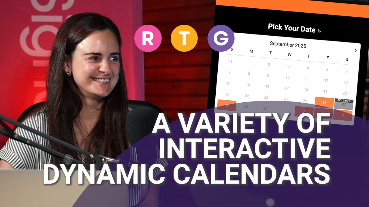 A Variety of Interactive Dynamic Calendars - YouTube
