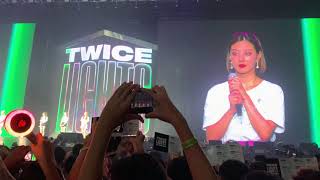 Twice Lights Singapore Concert 2019 Ending Speech Jisa 20190713