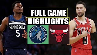 Minnesota Timberwolves vs Chicago Bulls FULL GAME HIGHLIGHTS | March 31 | 2024 NBA Season