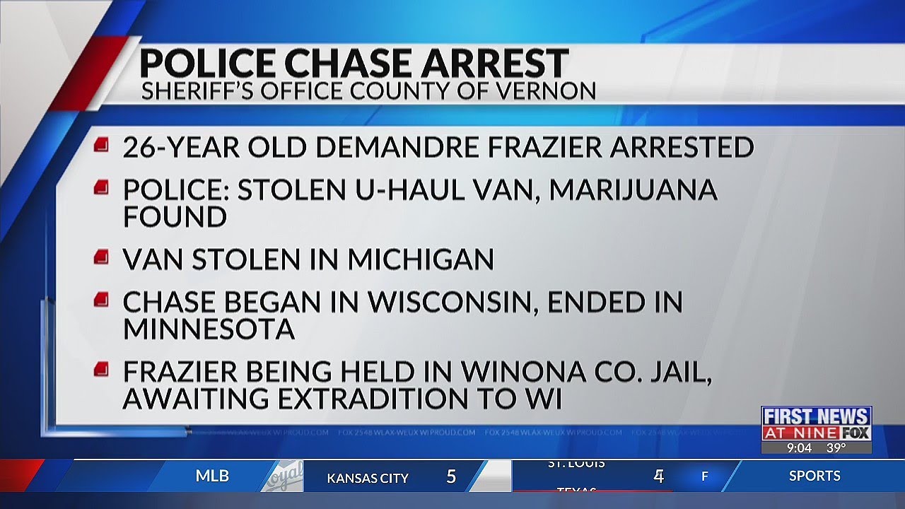 Police chase ends in arrest - YouTube