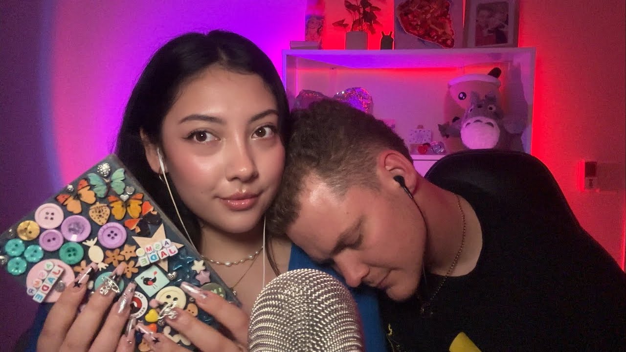 ASMR trying to give my boyfriend tingles ✨
