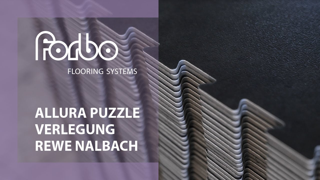 Allura Puzzle Verlegung - Rewe Nalbach | Forbo Flooring