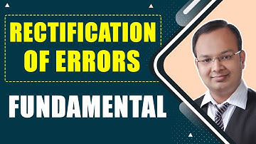 Rectification of Error | Part 2 | Financial Accounting | Chandan Poddar