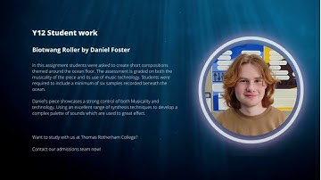 Student work (Component 2 Brief 3) - A-Level Music Technology - Thomas Rotherham College