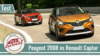 Peugeot 2008 1.2 Pure Tech 8AT versus Renault Captur 1.3 TCe 7EDC - TEST (Autožurnál TV)