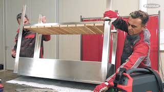 Building a raised bed with the Fronius TransTig 210