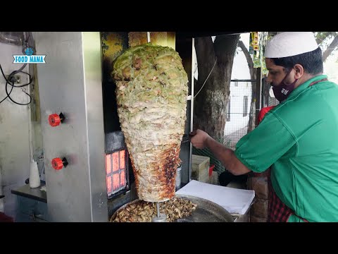 CHICKEN SHAWARMA ROLL | Sizzling shawarma | Indian Street Food | Vega Food Mama
