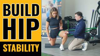 Banded Half-Kneeling Hip Stability Drill Explained