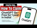 ChatGPT Go FREE in India | How to Claim ChatGPT GO for FREE