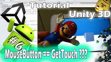 Desenvolvimento de Games - Unity 3D: Android #6 - Corrigindo "Bugs" e MouseButton == Touch??