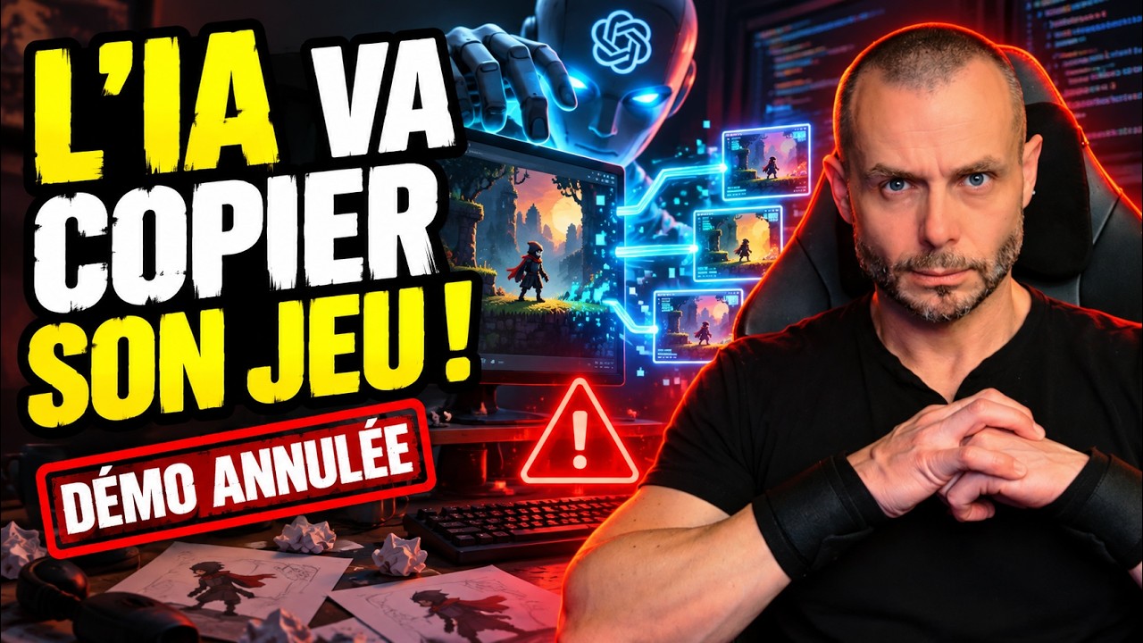 L'IA fait tellement PEUR qu'un studio ANNULE sa DÉMO STEAM !